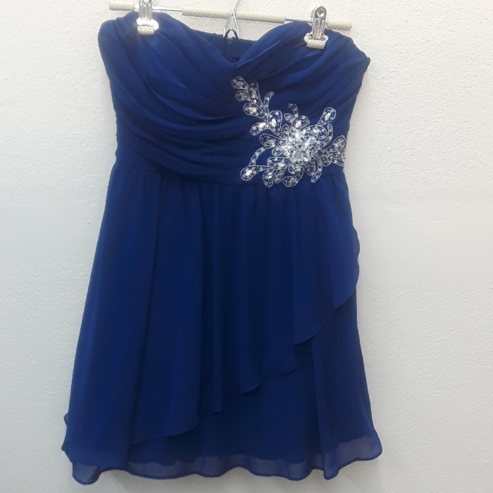 Blue Dress Sequin Applique by B. Darlin